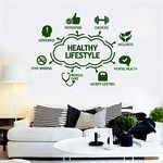 Gadgets Wrap Wall Decal Healthy Life Sports Health Sticker Mural Art Decor Home Decor Removable Vinyl Nursery Kids Room Wall Sticker