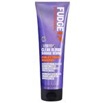 Fudge Professional Everyday Clean Blonde Damage Rewind Shampoo, Daily Purple Toning for Blonde Hair, Bond Repair Technology, 250 ml