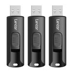 Lexar A30E 32GB 3 pack Flash Drive USB 3.2 Up to 100MB/s Read, USB Drive for Storage Expansion and Backup, Memory Stick for PC and Mac systems