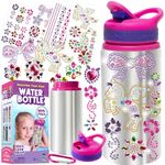 PURPLE LADYBUG Decorate Your Own Water Bottle for Girls Craft Kits - Christmas Girls Gifts 8-12 Years Old - 5 6 7 8 9 10 11 Year Old Girl Gift Ideas - Crafts for Kids 6-8 - Unicorn Toys for Girls 7-10