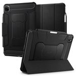 Spigen Rugged Armor Pro Designed for iPad Pro 11 inch Case M2 4th Generation (2022) / 3rd Generation (2021) / 2nd Generation (2020) / 1st Generation (2018) with Pencil Holder - Black