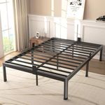 FUIOBYVV Queen Bed Frame with Round