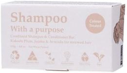 Shampoo with A Purpose Shampoo & Conditioner Bar for Colour Treated Hair, 135 Grams