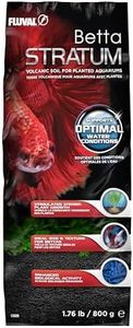 Fluval Betta Stratum Aquarium Substrate, 1.76 lb (0.8 kg) – Plant Growth Substrate for Betta Tanks, Maintains Ideal Water Conditions