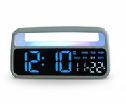 AERYS 7-Inch Digital Alarm Clock, Table Clock,Night Light Dimmer,Snooze, USB Ports, Super Loud Alarm for Heavy Sleepers for Home, Office, Student, Bedroom, Living Room(Handle Alarm Clock)