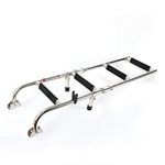 Stainless Steel Inboard Rail Boat 4-Step Fold Ladder Swim Platform Ladder