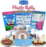 I'm The Chef Too! Peppa Pig Muddy Puddle Cookie Pies Kit, DIY Peppa Pig Baking Set, Educational STEM Kids Cookie Baking Kit, Serves 3 Themed Peppa Cookie Pies