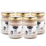 Traditional Pork Lard with black truffle, Truffle pork lard, Pork fat for cooking and frying foods, High smoke point, Clean, natural and rich in vitamin D, Gourmet addition to meat and toast 80g (5)