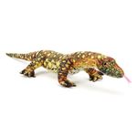 Zappi Co 100% Recycled Monitor Lizard Plush Toy (66cm Length) Stuffed Soft Cuddly Eco Friendly for Newborn Child