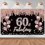 60th Birthday Decorations 60 & Fabu