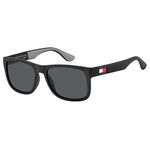 Tommy Hilfiger - Mens Sunglasses - Mens Sunglasses - Modern Sunglasses - Fashion Glasses - Men Sunglasses - Men's Accessories - Black