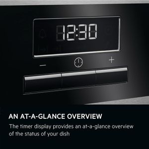 AEG Double Oven, 61L Stainless Steel – 6000 Series