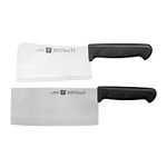 ZWILLING Enjoy 2 Piece Kitchen Cleaver Knife Set, Includes Chinese Chef Knife and Butcher Knife, Stainless Steel