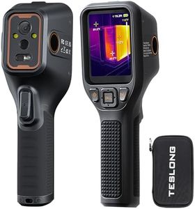 Teslong TTM260 Thermal Imaging Camera with Visual Camera, 256 × 192 IR Resolution, 512 × 384 Super Resolution, 25Hz Refresh Rate, -4°F to 1022°F Temperature Range, 3.2" LCD Screen