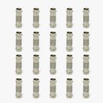 ANMOO 20Pcs BNC Adapter, BNC Female to BNC Female Barrel Straight RF Coaxial Connector for HD CCTV DVR Surveillance System Video Camera Broadcast