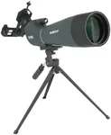 SVBONY SV28 20-60x80 Spotting Scope for Target Shooting, Long Range Spotter Scope with Phone Adapter and Tripod, HD Scope for Bird Watching, Wildlife Observation