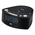 Jensen® Stereo Compact Disc Player with AM/FM Digital Dual Alarm Clock Radio