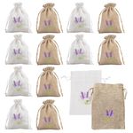 KiKiHong Pack of 12 Lavender Bags Empty 13 x 18 cm Lavender Bags Empty Suitable for Lavender, Spices and Jewellery Packaging