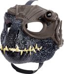 Mattel Jurassic World Track 'n Roar Dinosaur Mask with Tracking Gear, Light & Sound, Indoraptor Role-Play & Costume