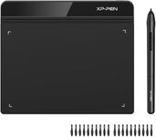 XPPen StarG640 Graphics Drawing Tablet - 6 x 4 Inch Digital Drawing Pad with Passive Pen for Online Education and Remote Working, Compat with Windows/Mac/Chromebook for Beginner (Rev-B, 20 Pen Nibs)