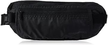 Amazon Basics RFID Travel Waist Belt Fanny Pack - Black