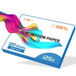 HTVRONT Sublimation Paper 8.5x14 Inch - 120 Sheets Fast-drying & Heavy-duty Sublimation Paper for T-shirts, Tumblers, Mugs (8.5x14/125g)