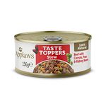 Applaws 100% Natural Wet Dog Food Tins, Grain Free Beef with Vegetables Stew, 156g (Pack of 12)