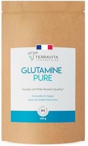 L-Glutamine Kyowa® Bio-fermentée | Poudre 100% Pure Goût Neutre | 150 g | Récupération Musculaire et Santé Intestinale | 30 Portions | Acide Aminé Vegan et Sans Excipients | Made in France | Terravita