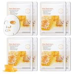 8 Pack Face Masks Set,Hydrating Facial Sheet Masks,Moisturizing Face Sheet Mask,Nourishing Face Mask for All Skin Types（Honey）