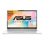 ASUS Vivobook Go 15, AMD Ryzen 5 7520U Thin & Light Laptop(AMD Radeon iGPU/16GB RAM/512GB SSD/FHD/15.6"/60Hz/Windows 11/M365 Basic (1Year)*/Office Home 2024/Cool Silver/1.63 Kg) E1504FA-NJ5541WS