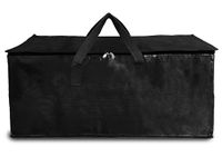 Shalimar Large Capacity Travel Bag/Storage Bag/Move-in Bags/Duffel Bag - Strong, Durable, Foldable and Water Resistant (Pack of 1) - Black