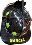 Aeromax Personalized Firefighter Helmets (Black with Visor)