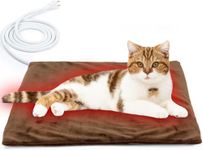 NAMOTEK Pet Heating Pad, Safe Electric Heating Pad for Dogs and Cats Indoor Warming Pad with Auto Constant Temperature 15.7" x 12"