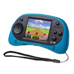 Kids Handheld Game Portable Video Game Player with 200 Games 16 Bit 2.5 Inch Screen Mini Retro Electronic Game Machine for Boys Girls (Blue)