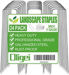 24 Pack Garden Stakes, U-Shaped Ten