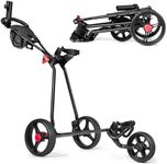 SPOTRAVEL 3 Wheel Golf Push Cart, Q