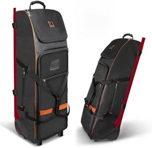 LIWSHWZ 120L Hockey Bag with Wheels,Extra Large Rolling Ice Hockey Duffel Travel Bag with Separate Breathable Shoe Compartment,2 Sticks Field Hockey Bag,Equipment & Gear