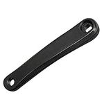 Bicycle Crank Arm,Left Bike Crank Arm Aluminum Alloy 170mm Single Speed Crankset for Bicycle Mountain Road Bike (Black-Square Hole)