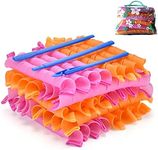 40pcs Heatless Spiral Hair Curlers 