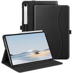 Fintie Case for Samsung Galaxy Tab S9 FE 10.9 Inch/Galaxy Tab S9 11 Inch 2023, Multi-Angle Viewing Protective Cover with Pocket, Auto Sleep/Wake, Black