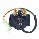 AHL Starter Solenoid Relay for 4-Stroke GY6 Engine 50cc 150cc 200cc 250cc ATV Dirt Bikes Scooters Go Kart Dne Buggys Quad 4 Wheelers Pit Bike Moped Roketa SSR Taotao Sunl Coolster (Relay)