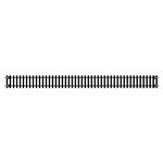 Hornby R601 OO Gauge Double Straight Track - Extra Track Pieces for Model Railway Sets, Model Train Track Pieces - Scale 1:76