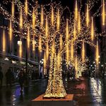 Meteor Shower Lights Upgrade Christmas Lights 540 LED Meteor Lights Waterproof 20 inch 10 Tubes Cascading Falling Raindrop Lights for Holiday Wedding New Year Party Garden Christmas Tree Decoration