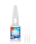 20g Clear Glass Glue - Strong Adhesive for Glass to Glass Bonding, Fast Drying, Invisible Repairs for Crafts, Jewelry, Crystals & More