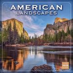 American Landscapes 2025 Wall Calendar, 16-Month Nature Calendar, 12" x 12"