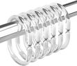 Amazer Plastic Shower Curtain Rings, Shower Curtain Hooks, 24 Pcs C Shaped Shower Hooks for Shower Curtain, Clear Shower Curtain Hooks for Bathroom