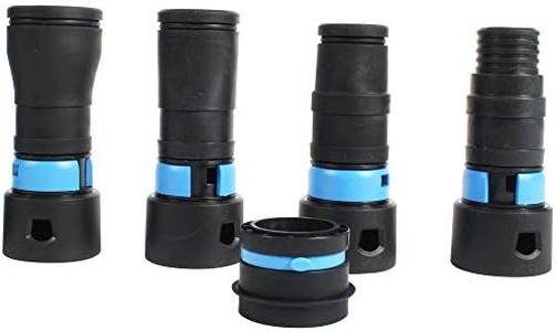 Cen-Tec Systems 95248 Quick Click Expanded Multi-Brand Power Tool Adapter Set for Dust Collection