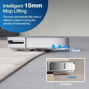 ECOVACS DEEBOT X2 OMNI Robot Vacuum Mop – 8000Pa, AI Navigation, Slim Design
