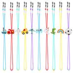 HIFOT Glasses Strap Eyewear Retainer 10 Pcs for Boy, Cartoon Dinosaur Rainbow Airplane Kids Adjustable Stretchy Eyeglasses String Strap, Face Mask Chain Sunglasses Lanyard Cord