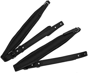 Accordion Straps Padded Bass Accordion Shoulder Straps Adjustable Belt for 16-120 Bass Accordion Musical Instrument, Black, 32inch